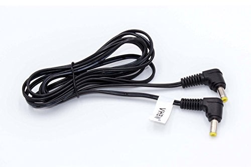 vhbw Power Cable Replacement for Panasonic K2GJ2DC00011, K2GJ2DC00015 for Camcorder, Camera - 100 cm, Black