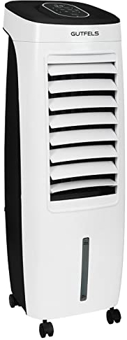 GUTFELS COOL 3010 W | Luftkühler | 8 Stunden Timer | Oszillation | 7 Liter Tank | Weiß