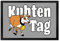 speecheese Kuhten Tag Fußmatte XL in 40x60 cm in grau mit Kuh zum Thema Bauernhof besonderer Fußabtreter um den Hausflur zu dekorieren für Liebhaber von Kuh Milch Bauer Willkommen