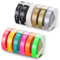 12x UniPlus Kompatibles für Dymo Omega Etikettenband Ersatz für Dymo Prägebänder S0717930 S0717900 Selbstklebendes 3D Etikettenband für Dymo Omega Junior Motex E-101 E-303 Etikettendrucker, 9mm x 3m