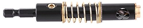 Plantilla de 5 mm, brocas de bisagra negra de 1/4 pulgadas para madera, vástago hexagonal de 1/4 pulgadas (5 mm), accesorio de repuesto automático, por defecto