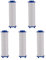 Lot de 5 filtres pour douchette - SAVEWATER POWER - VENTEO - Filtre remplaçable - Pour pommeau de douche - Système de filtration des particules - Economise et filtre l'eau