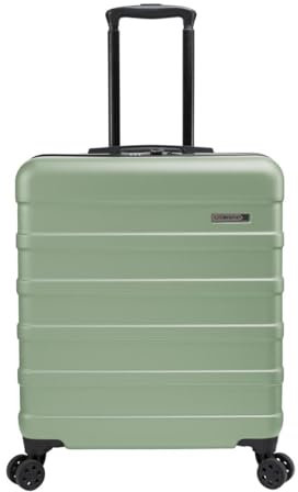 Cabin Max Anode 56x45x25 cm Carry On Hand Luggage Suitcase - Lightweight, Hard Shell, 4 Wheels, Combination Lock Suitable for Jet 2, BA, Easyjet (56L Bodo, 56 x 45 x 25 cm)