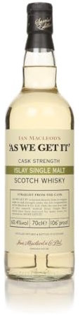 As We Get It Islay Whisky Ecossais Single Malt 60.4% 70CL
