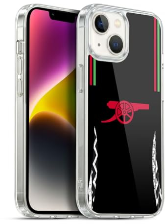 Head Case Designs Officially Licensed Arsenal FC Away 2024/25 Kit Soft Gel Case Compatible With Apple iPhone 14