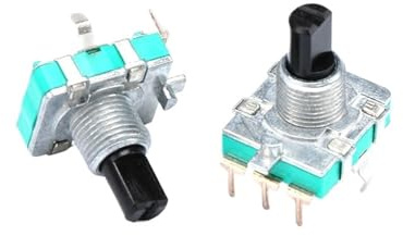 Audio Encoder 360 Degree Rotary Encoder Coding 3Pin Handle Long 15MM Audio Digital Rotary Potentiometer Switch IDGTTLDF