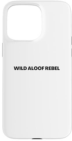 iPhone 15 Pro Max wild aloof rebel white Case