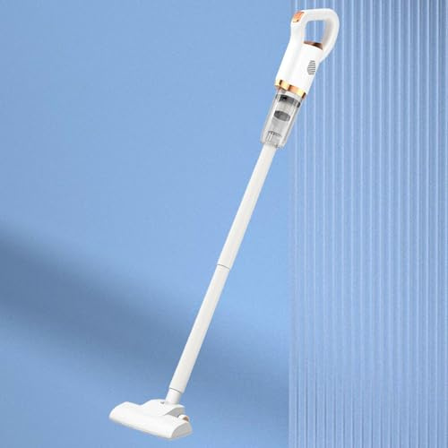 ZJchao Akku-Staubsauger, Akku-Staubsauger, Akku-Staubsauger, 2-in-1, Leiser, Wiederaufladbarer Handstaubsauger, Leistungsstarker Handstaubsauger mit Bodenbürste, Kabelloser Staubsauger