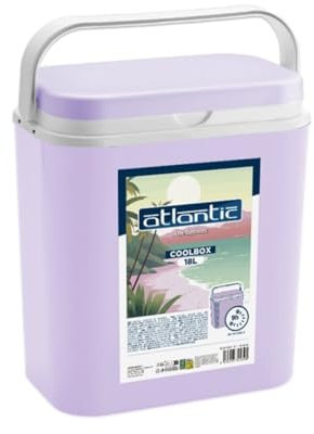 Nevera Pasiva 18L con asa - La Mejor Nevera portatil para Camping, Playa, o Campo. (Lila, 18L)