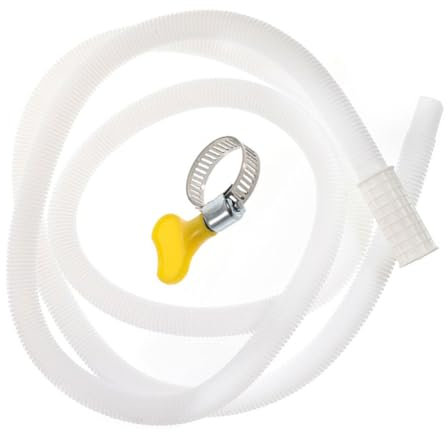 Uonlytech Kit Di Tubo Scarico Per Condizionatori Tubo Di Drenaggio Resistente e Flessibile Con Stringitubo Per Unità Esterne e Installazioni Facili