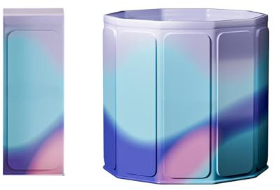 Shilanmei Ice Bath Tub, Foldable Bathtub 80 * 70cm Portable Shower Soaking Bath Multiple Scenarios(Purple)