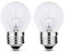 EASYIVY Backofenlampe E27 300 Grad, Backofen Glühbirne E27 G45 Dimmbar, 400LM, Bis 300°C Hitzebeständiges, G45 Globe Klar Ofenlampe für Ofen, Mikrowelle, Lava Lampe, 2700K Warmweiß, 2 Stück
