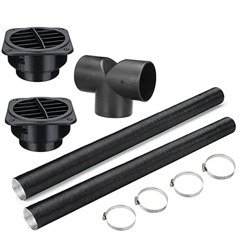 PNMNZTPAP Calentador de Coche de 60/75mm, conducto de tubería TY, Salida de Aire Caliente Apto for Webasto Apto for Eberspacher Propex, Calentador diésel de estacionamiento Componentes de calefacción