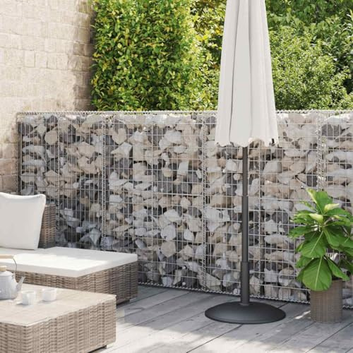 INLIFE Panier de Gabion Acier galvanisé 300x30x100 cm