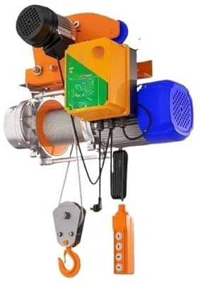 Elektrische Winden Seilhebezug Hebezeug Mit 220-V-Winde, Elektrische Hebekräne 380-V-Haushaltskran Laufkatze(220v-1 ton-60m A)