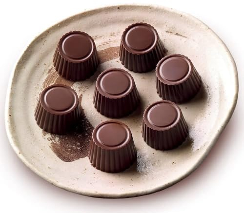 silikomart | SCG07 Moule en Silicone pour chocolats PRALINE, antiadhésif, lot de 1 moule pour bonbons, Easy Choc, Ø 30 h 18 mm, Made in Italy