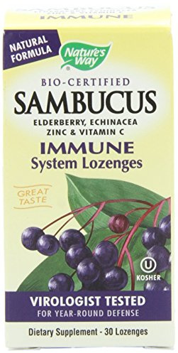 Pack of 5 x Nature's Way Sambucus Immune Lozenges - 30 Lozenges