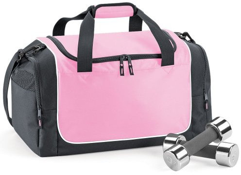 Sac de sport compact - QS77 - rose - gris - blanc