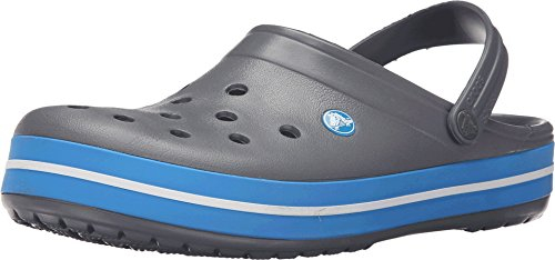 Crocs Unisex Erwachsene Crocband Clog Clog, Charcoal/Ocean, 46/47 EU
