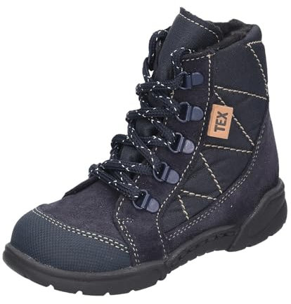 Däumling Jungen Hansi Kurzschaft Stiefel, Blau Turino Ozean 48, 28 EU Schmal