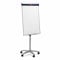 Nobo Impression Pro Magnetische Flipchart/Whiteboard aus Stahl mit Verlängerungsarmen, 3-fache Breite, höhenverstellbare Tafel, mit Stifthalter & Aufhängung für Flipcharts, weiß,1915136