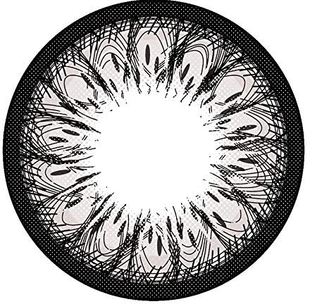 Matlens - Pro Trend Farbige Kontaktlinsen ohne Stärke grau gray Camelia circle lens Big Eyes GPW-A41 2 Linsen und gratis 1 Kontaktlinsenbehälter 1 Pflegemittel 50ml