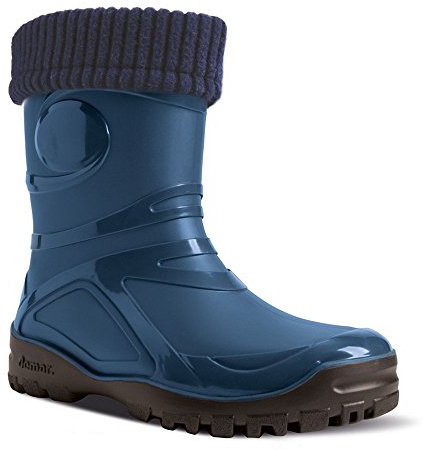DEMAR Gummistiefel mit Wolle gefüttert Young FUR-2 (39, dunkelblau)