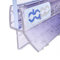 DQ-PP Duschdichtung 50cm | Dichtung für 6mm – 8mm Glastür Stärke | UK03 | Wasserablaufprofil Wasserabweisprofil | Transparent