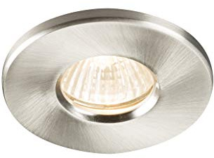 Knightsbridge Aluminium Recessed Downlight in Brushed Chrome