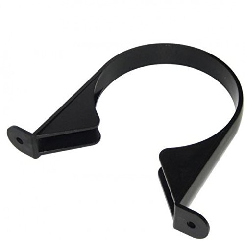 FLOPLAST 110mm Soil Pipe Clip Black - Bag of 10