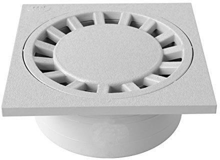 FIRST PLAST CHPVC15G Tapón de sifón de PVC, Gris, 150x150 mm