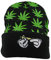 FGSS Rolling Hands Stickerei Weed Marihuana Beanie Mütze Skully (Grün)