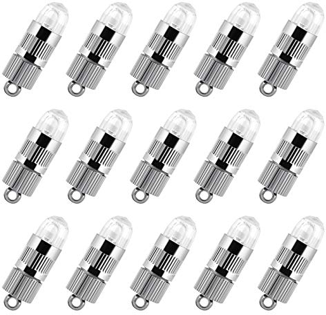 LIHAO 15x Mini LED-Ballons Lichter Beleuchtung für Papierlaterne Lampions Warmweiß LED Batteriebetrieben für Party Hochzeit Garten (Verpackung MEHRWEG)