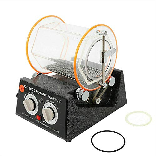 OUKANING 5Kg Bijoux Rotary Tumbler Polisher Bijoux Polishing Drum Polisher 150W