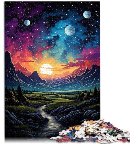 Puzzle mit 1000 Teilen für Erwachsene, Galaxie-Faultier, Denksportaufgabe für 26 x 38cm, EIN Kunstwerk für Teenager ab 14 Jahren