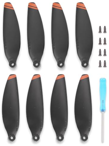 Drohnen Propeller, Hochleistungsf?hig Langlebig Propellerset 2 Paar PC Material f¨¹r Hobbyisten Profis Freestyle FPV Luftbildfotografie Filmmaking