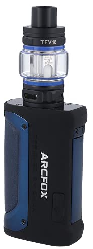 SMOK ARCFOX E Zigaretten Set - TVF18 Verdampfer - max. 230 Watt - 7,5ml Tankvolumen - von Smok - Farbe: prisma-blau