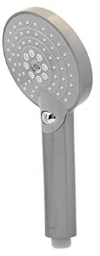 Alcachofa de ducha grande de 11 cm, teléfono de ducha con interruptor de encendido y apagado, universal, 1 chorro/pulverización/velocidad, alta presión