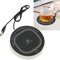 Smart Tassenwärmer Matte Schwarz Kaffeetassenwärmer für Schreibtisch mit Heizfunktion für Büro und Zuhause Kakaotee Wasser Milchsuppe[Schwarz] Cappuccinotassen