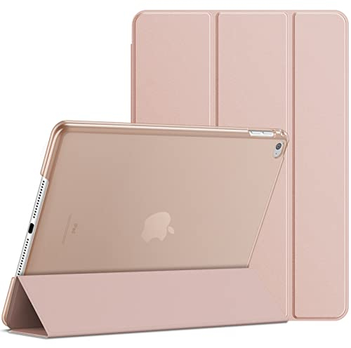 JETech Funda para iPad Air 2, Carcasa con Soporte Función, Auto-Sueño/Estela (Oro Rosa)