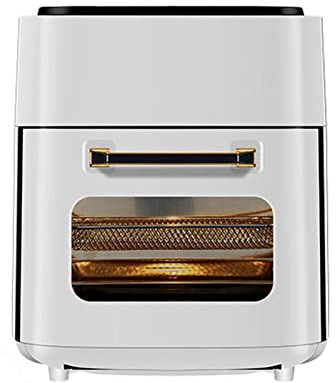 REJOON Air Fryer Air Fryer Ninja Air Fryer Oven Visual Models Touch Screen A Multi-Purpose Oven Household Appliances Large Capacity. (Color : White)