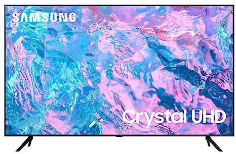 Samsung Crystal UHD UE55CU7190UXZT, Smart TV 55 Serie CU7000, Crystal UHD 4K, BLACK , 2023, DVB-T2