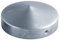 ROUND Pyramid Silver GALVANISED Fence POST CAP CAPS Cover Top 101 mm (4)