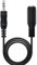 Cable de audio estereo 3.5mm macho a 3.5mm hembra, longitud de 3.0 m, ideal para conectar dispositivos de audio y transmitir sonido.