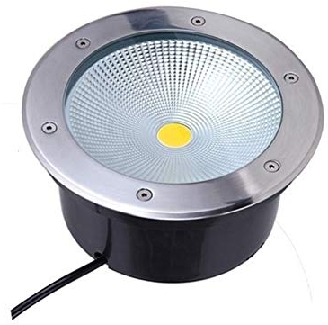 WZYJLyds Bodenstrahler Außen COB IP65 wasserdicht Hohe Energie Integrierter Chip Eingebettet Deck Balkon Terrasse Aufhellen Warmweißes Licht 85-265V(Warmweiß,30W)