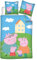 Baby-Bettwäsche Peppa Pig 100 % Baumwolle, Bettbezug 100 x 135 cm + Kissenbezug 40 x 60 cm