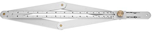 Goniometer-Messgerät, Eckwinkelfinder, 4-fach-Goniometer-Lineal, Multifunktionaler Diagonaler Deckenprofiler für Holzbearbeitung, Bau-Winkelmesser