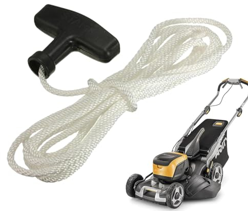 Rasenmäher-Zugschnur, Zugseil für kleinen Motor, Zugschnurgriff Startseil, Rasenmäher-Elektrowerkzeugteile, Gartenwerkzeugteile, Zubehör