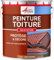 Peinture toiture, tuile, ciment et terre cuite - 2.5 L Brun Orangé - RAL 8023 - ARCANE INDUSTRIES