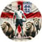Football England three lions Topper Edible Icing or Wafer Any size